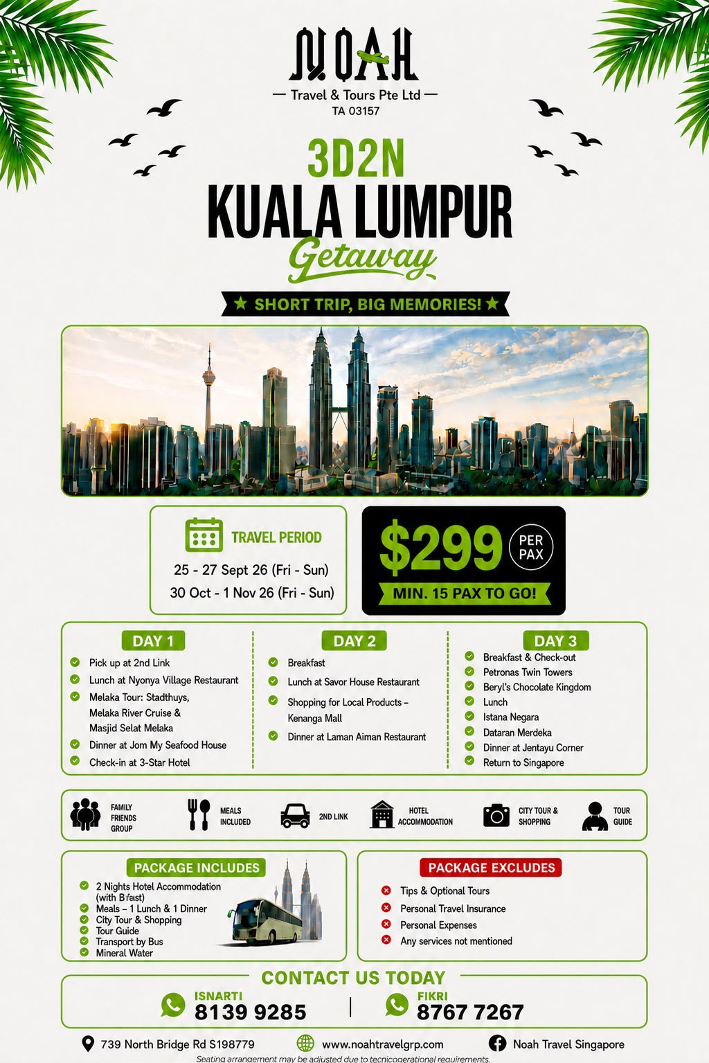 3D2N Kuala Lumpur Getaway
