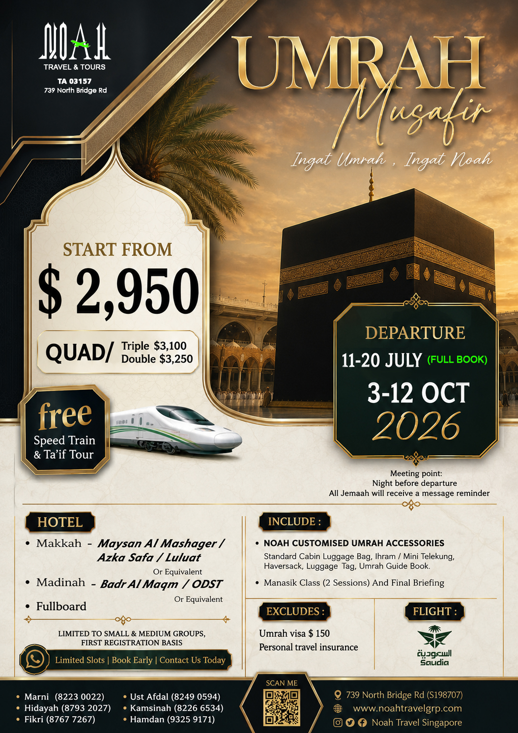 10D Umrah Musafir Jul Oct 2026
