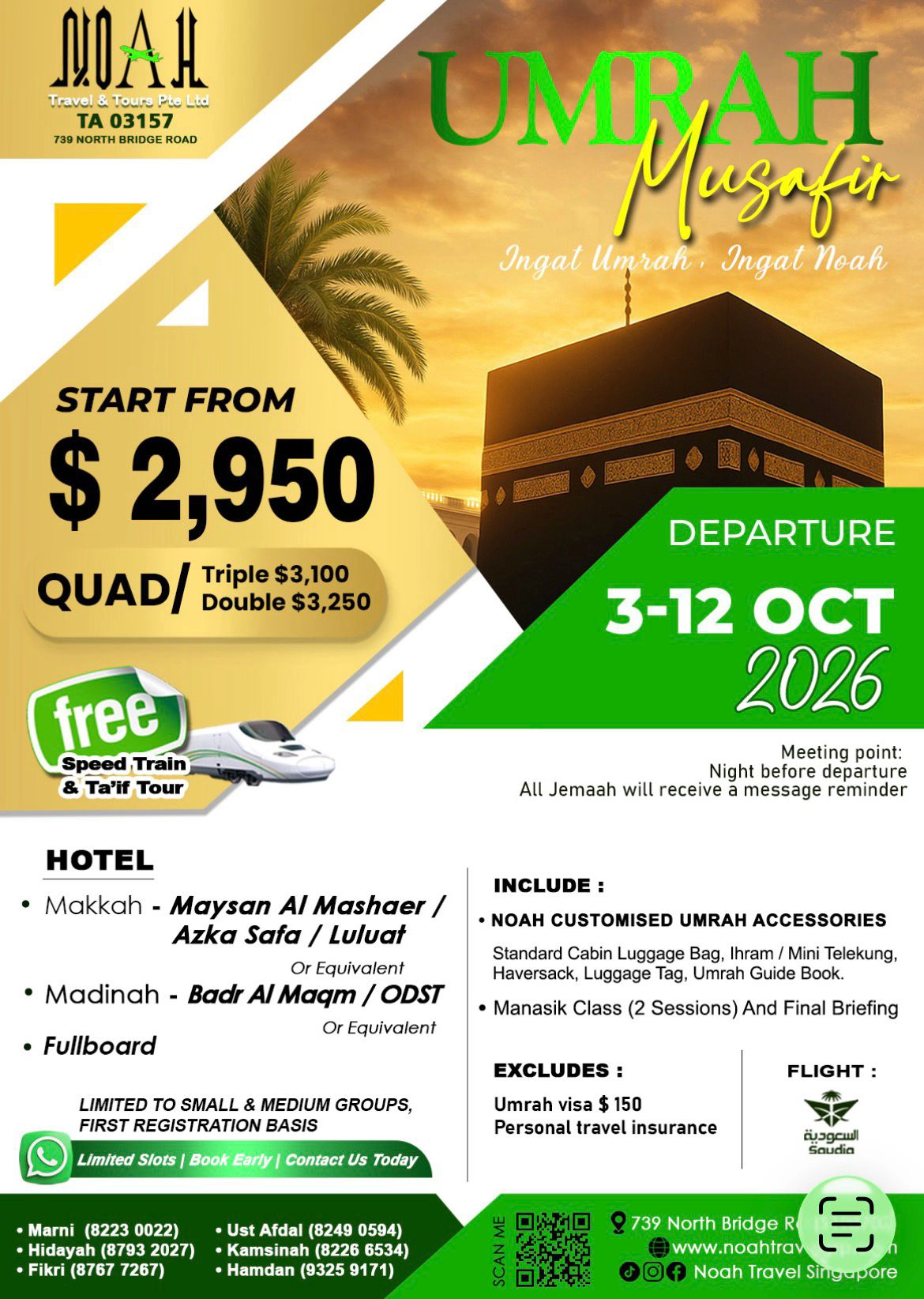 10D Umrah Musafir Oct 2026
