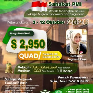 Umrah Sahabat PMI October 2026 (Special Indonesian Workers Package)