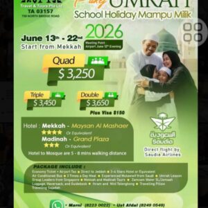 School Holiday Family Umrah June 2026
